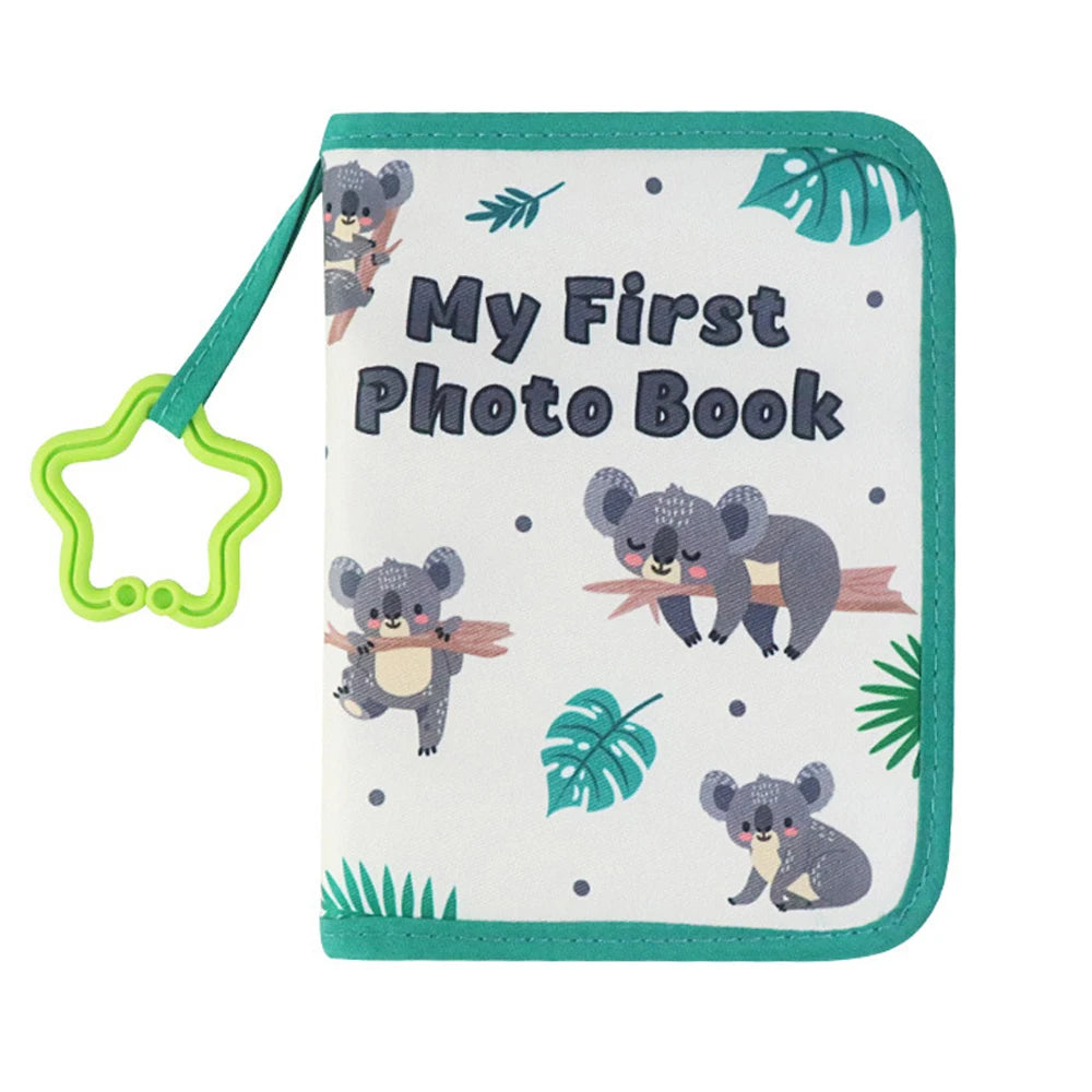 Baby Photo Album – First Year Memory Book with Giraffe Design