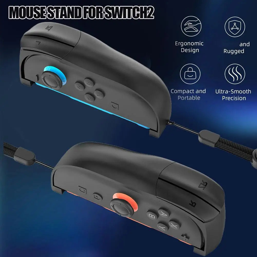 Nintendo Switch 2 Controller Mouse Stand – 2-Pack Easy-Install Bracket