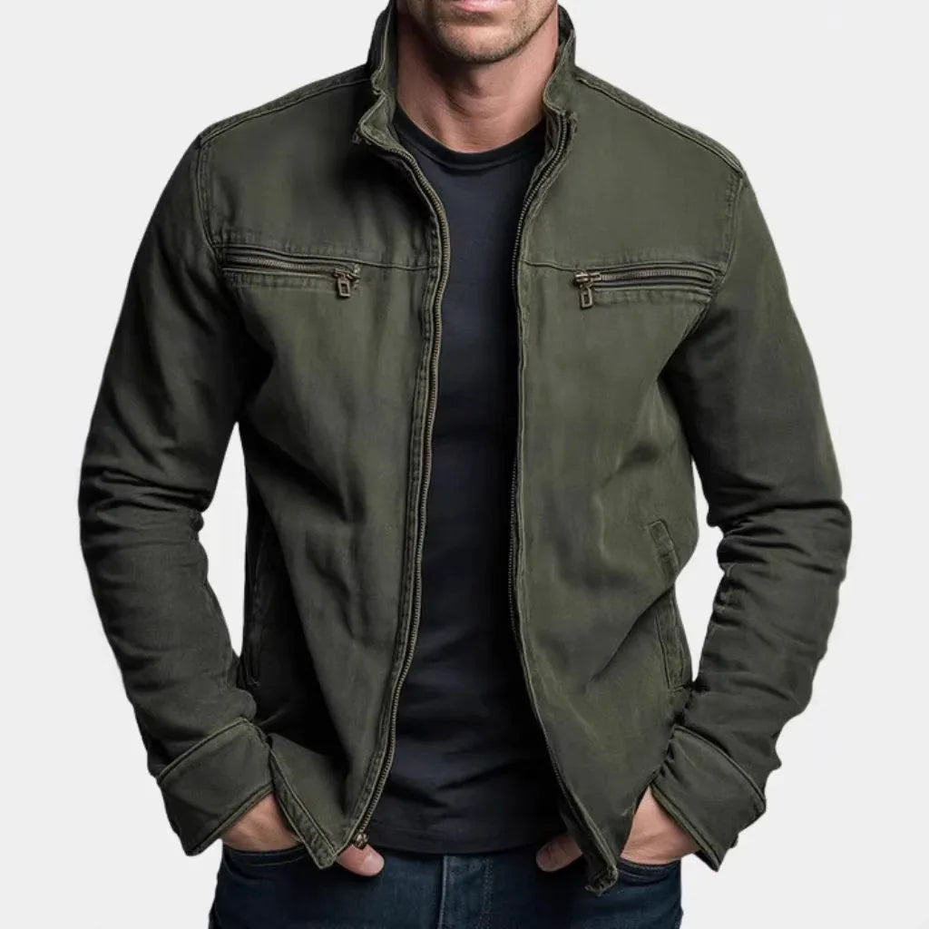 Men’s Casual Loose Sports Tooling Cardigan Jacket – Spring Outerwear