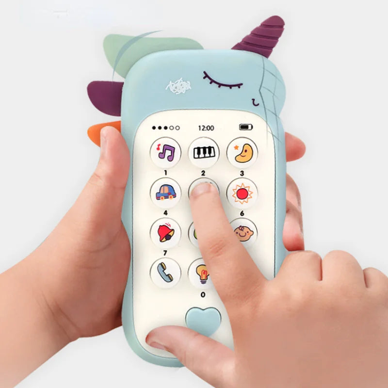Baby Musical Phone Toy – Light-Up Pretend Play Phone for Infants 6–18 Months