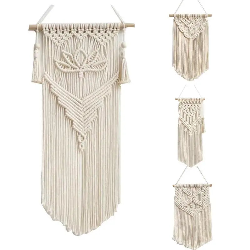 Bohemian Macrame Wall Hanging | Geometric Woven Tapestry for Home Decor