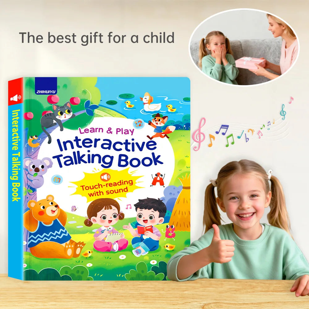 Interactive English Touch Sound Learning Book 0–6