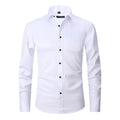 Men’s Slim Fit Long Sleeve Business Dress Shirt – Formal Casual Elegant Blouse