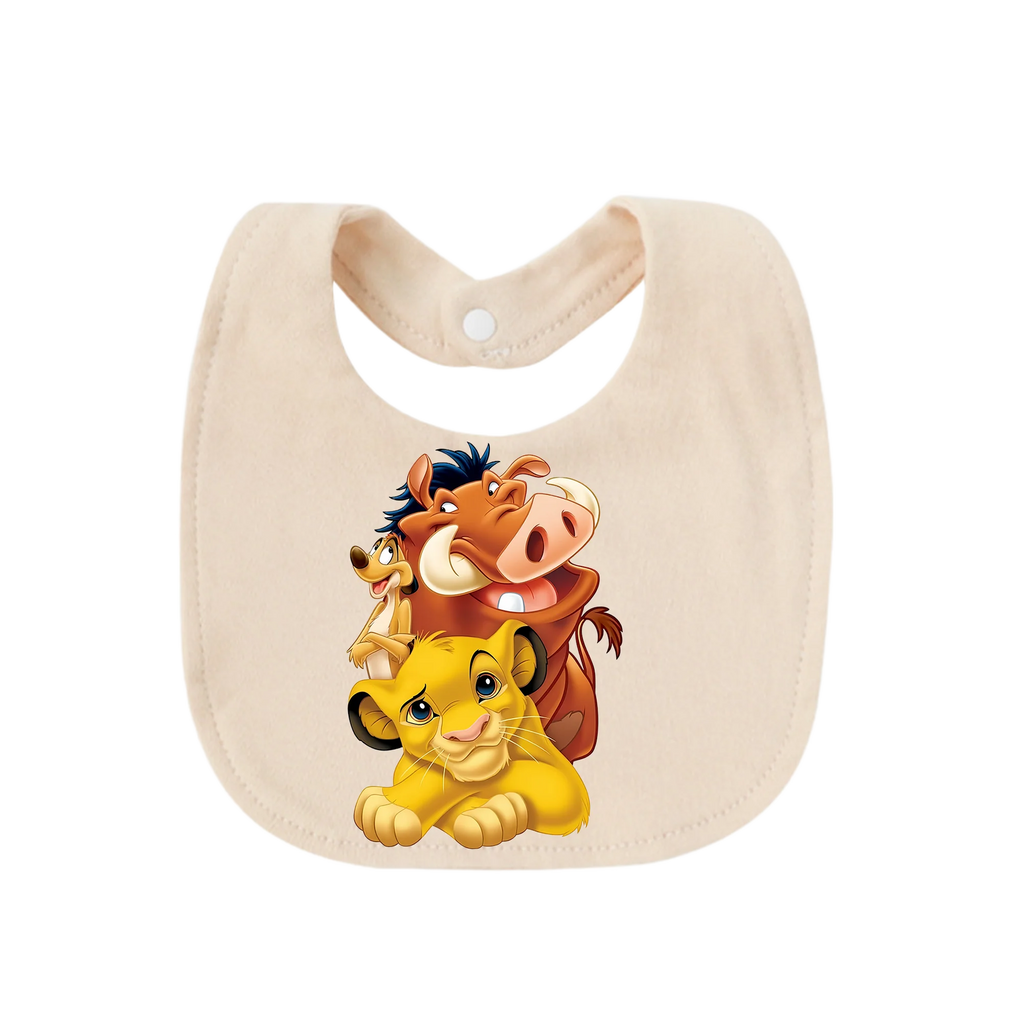 Pure Cotton Newborn Baby Bib – Soft Absorbent Drool Bib for Infants 0–6 Months