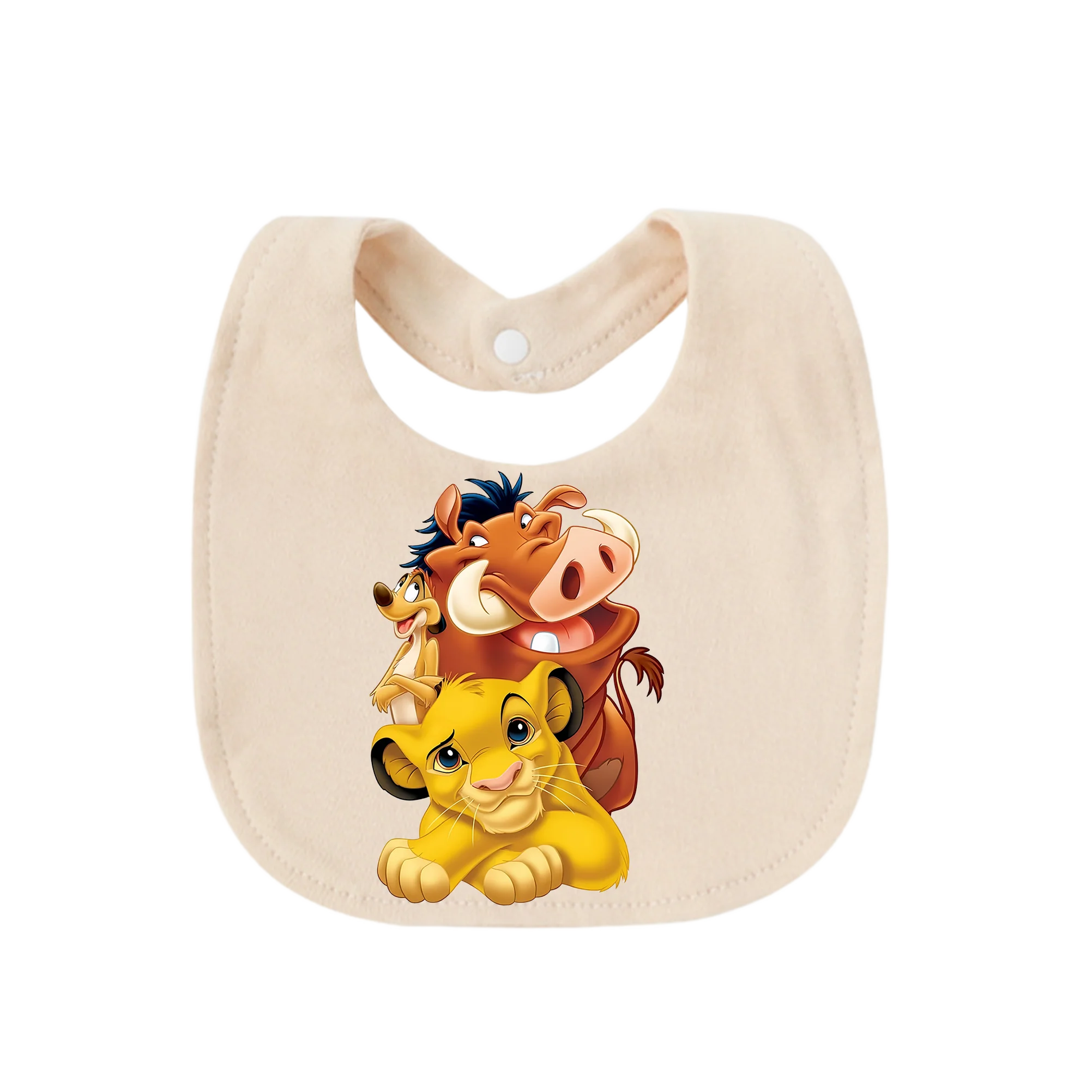 Pure Cotton Newborn Baby Bib – Soft Absorbent Drool Bib for Infants 0–6 Months