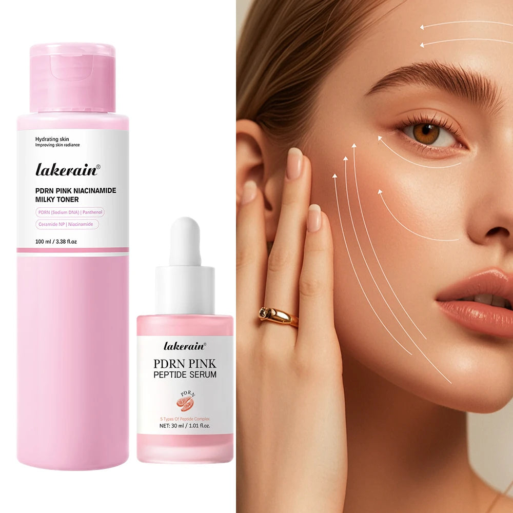 Salmon DNA PDRN Pink Peptide Glow Serum – Hydrating Firming Korean Skincare