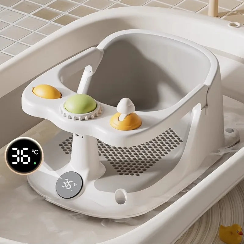 Baby Bath Seat with Suction Cups – Non-Slip Infant Bathtub Seat for Babies 6 Months & Up