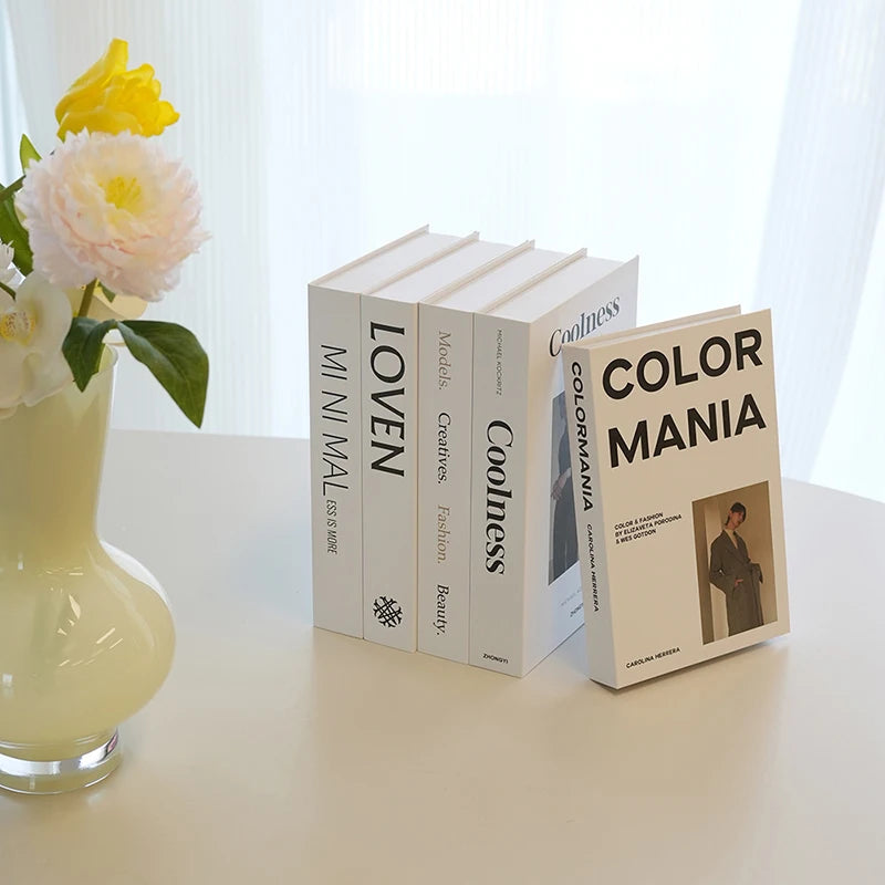 Decorative Fake Books for Home Decor | Luxury Aesthetic Room Ornament