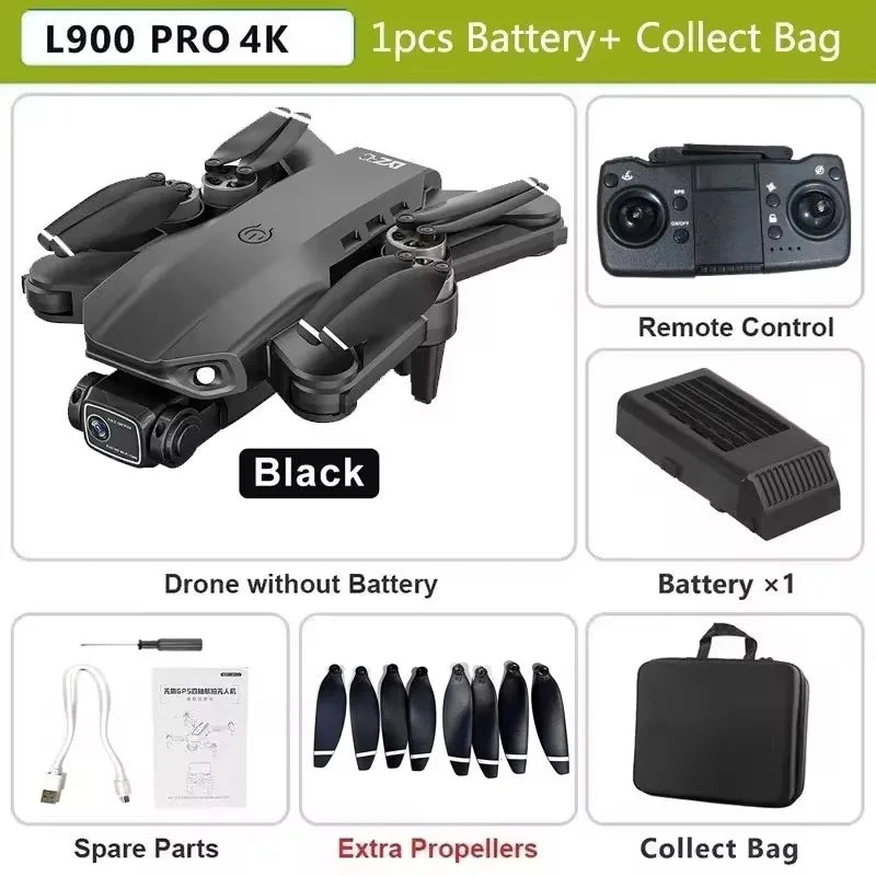 LYZRC L900 Pro SE MAX Drone – 4K Dual Camera GPS FPV Quadcopter