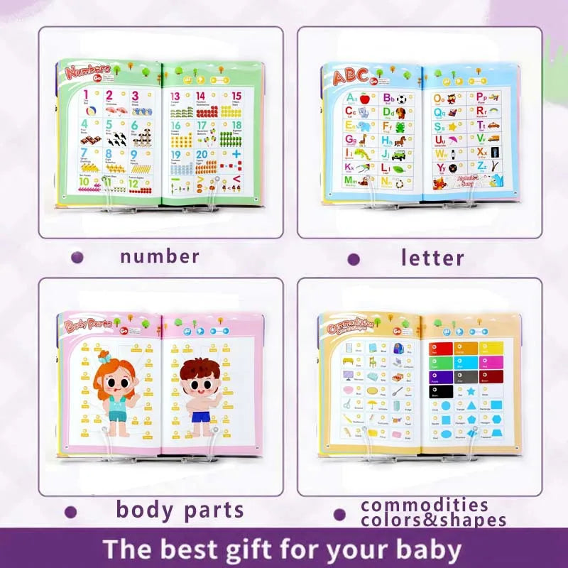 Interactive English Touch Sound Learning Book 0–6