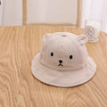 Cute Bear Baby Bucket Hat – UV Sun Protection Hat for Infants & Toddlers 0–4 Years