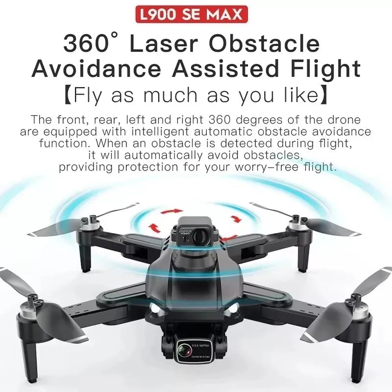 LYZRC L900 Pro SE MAX Drone – 4K Dual Camera GPS FPV Quadcopter