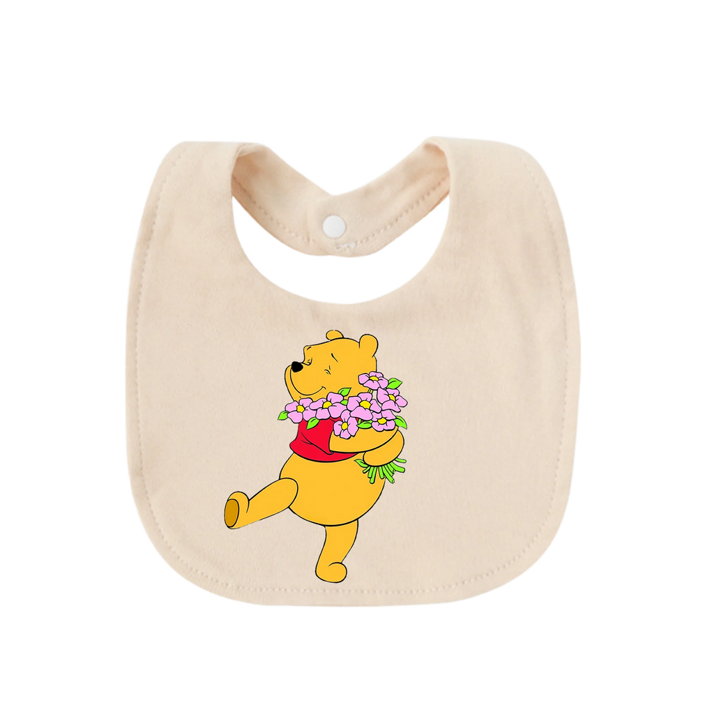 Pure Cotton Newborn Baby Bib – Soft Absorbent Drool Bib for Infants 0–6 Months