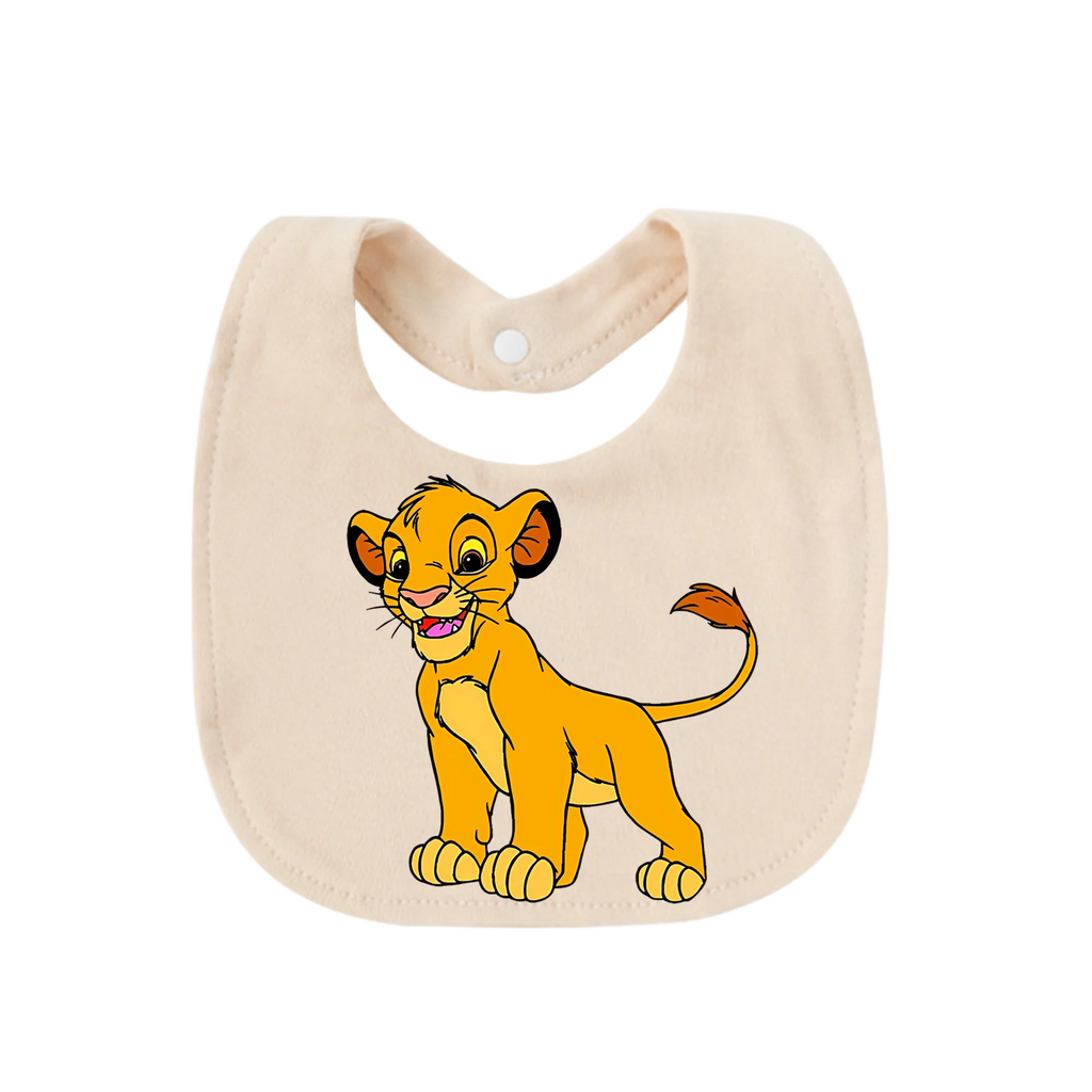 Pure Cotton Newborn Baby Bib – Soft Absorbent Drool Bib for Infants 0–6 Months