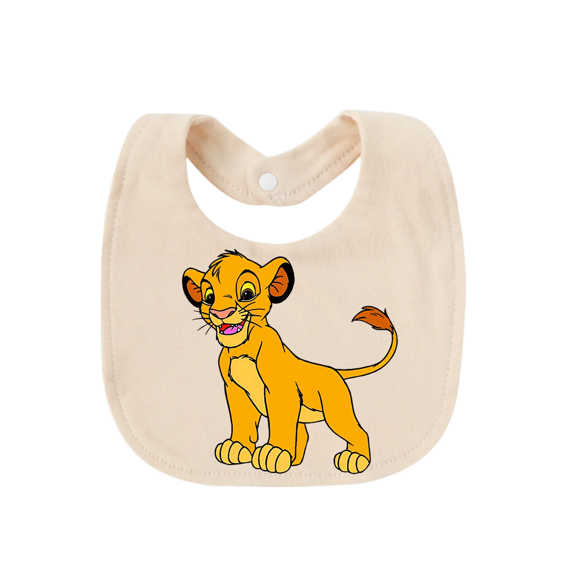Pure Cotton Newborn Baby Bib – Soft Absorbent Drool Bib for Infants 0–6 Months